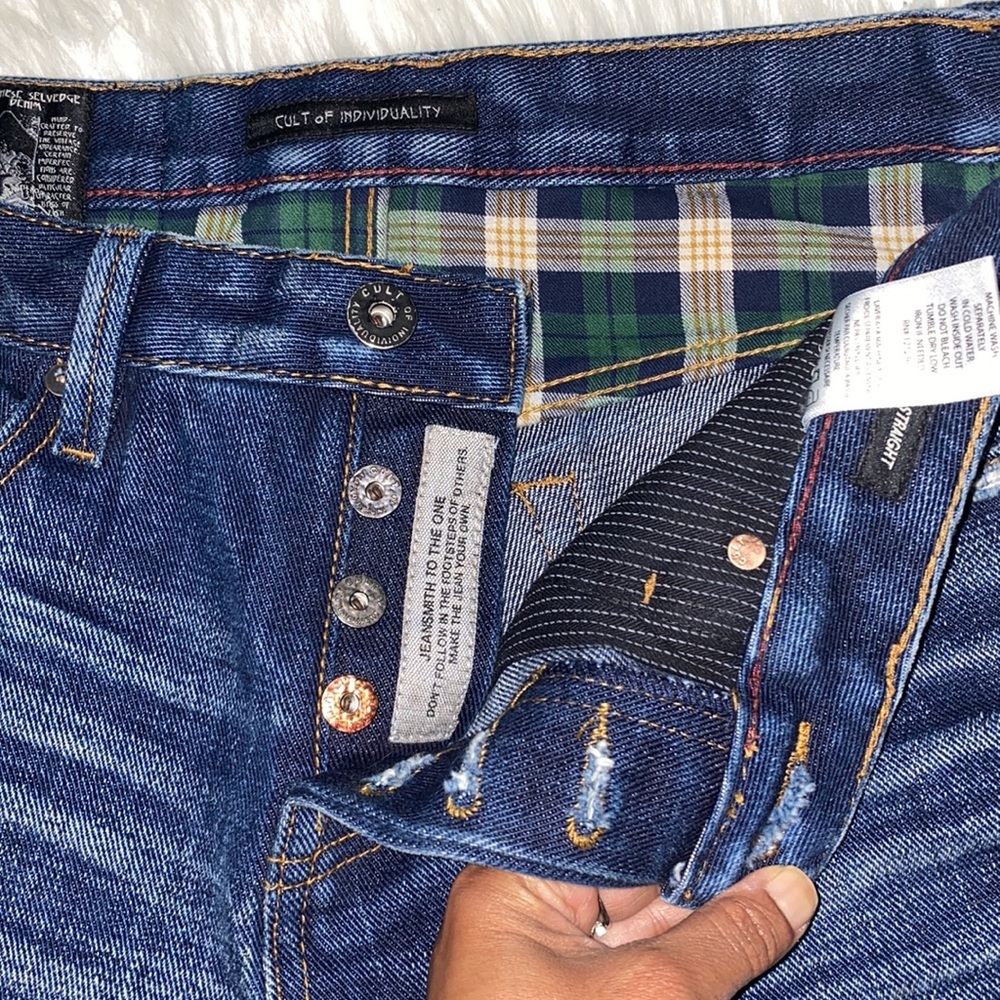 Cult Of individuality Rebel straight Jeans. Sz 32x34 - Picture 12 of 13